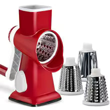 CUCINARO 3-in-1 Drehreibe & Gemüseschneider