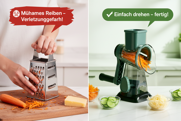 Drehbare Küchenreibe 3-in-1